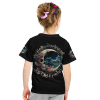 Moon Skull Kid T Shirt Hello Darkness My Old Friend Moon - Wonder Print Shop