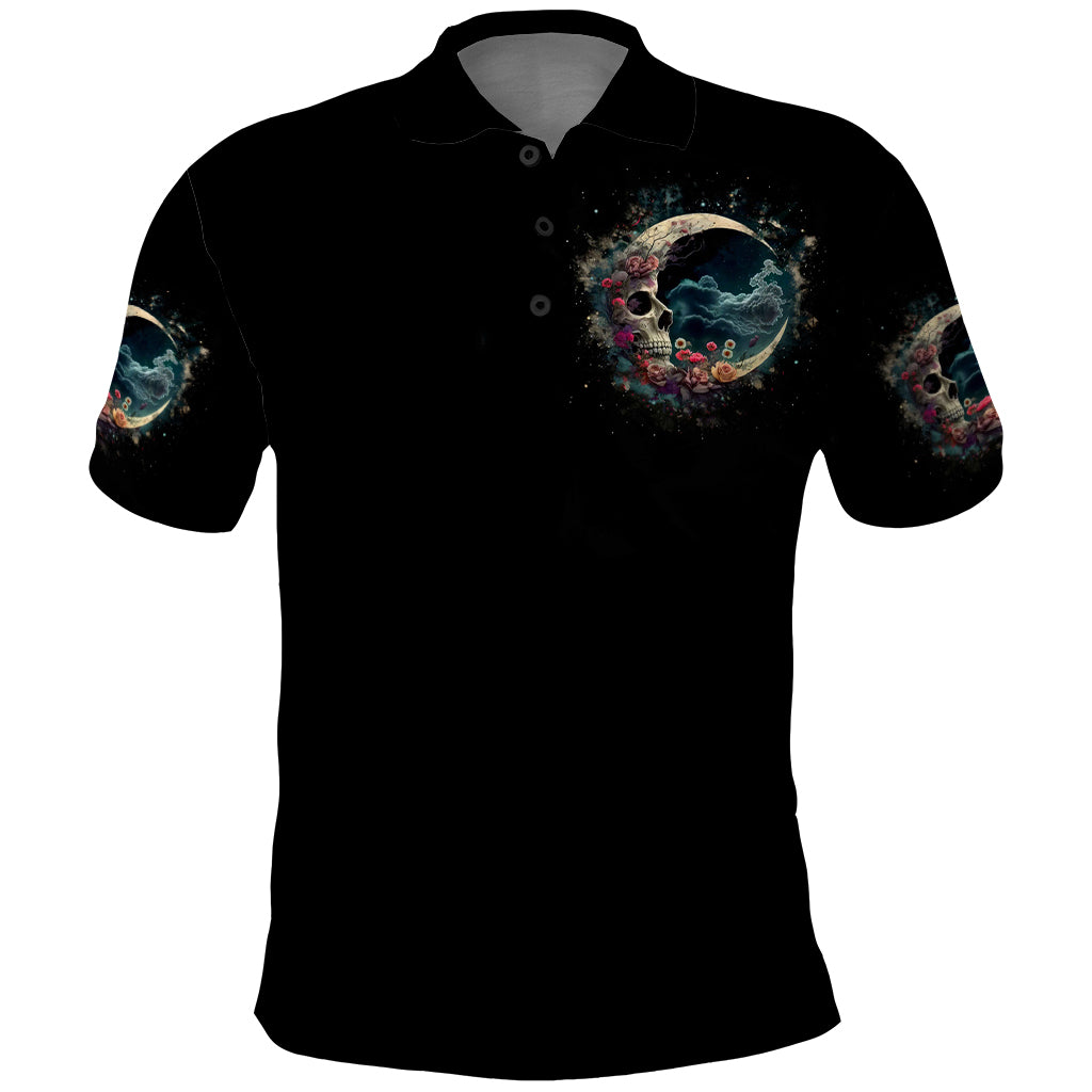 Blood Skull Polo Shirt You Got My Back I Got Your Rest Of Your Life - Wonder Print Shop