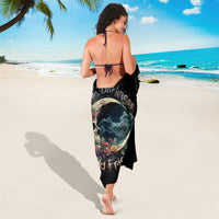 Moon Skull Sarong Hello Darkness My Old Friend Moon - Wonder Print Shop