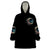 Blood Skull Wearable Blanket Hoodie You Got My Back I Got Your Rest Of Your Life - Wonder Print Shop