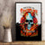 Flower Skull Canvas Wall Art Don't Try To Figured Me Out I Special Kind Fire Flower - Wonder Print Shop