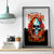Flower Skull Canvas Wall Art Don't Try To Figured Me Out I Special Kind Fire Flower - Wonder Print Shop