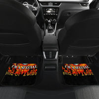 Flower Skull Car Mats Don't Try To Figured Me Out I Special Kind Fire Flower - Wonder Print Shop