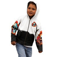 Flower Skull Kid Hoodie Don't Try To Figured Me Out I Special Kind Fire Flower - Wonder Print Shop