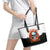 Flower Skull Leather Tote Bag Don't Try To Figured Me Out I Special Kind Fire Flower - Wonder Print Shop