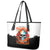 Flower Skull Leather Tote Bag Don't Try To Figured Me Out I Special Kind Fire Flower - Wonder Print Shop