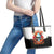 Flower Skull Leather Tote Bag Don't Try To Figured Me Out I Special Kind Fire Flower - Wonder Print Shop