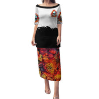 Death Skull Puletasi I Never Alone My Demon With Me 24/7 - Wonder Print Shop