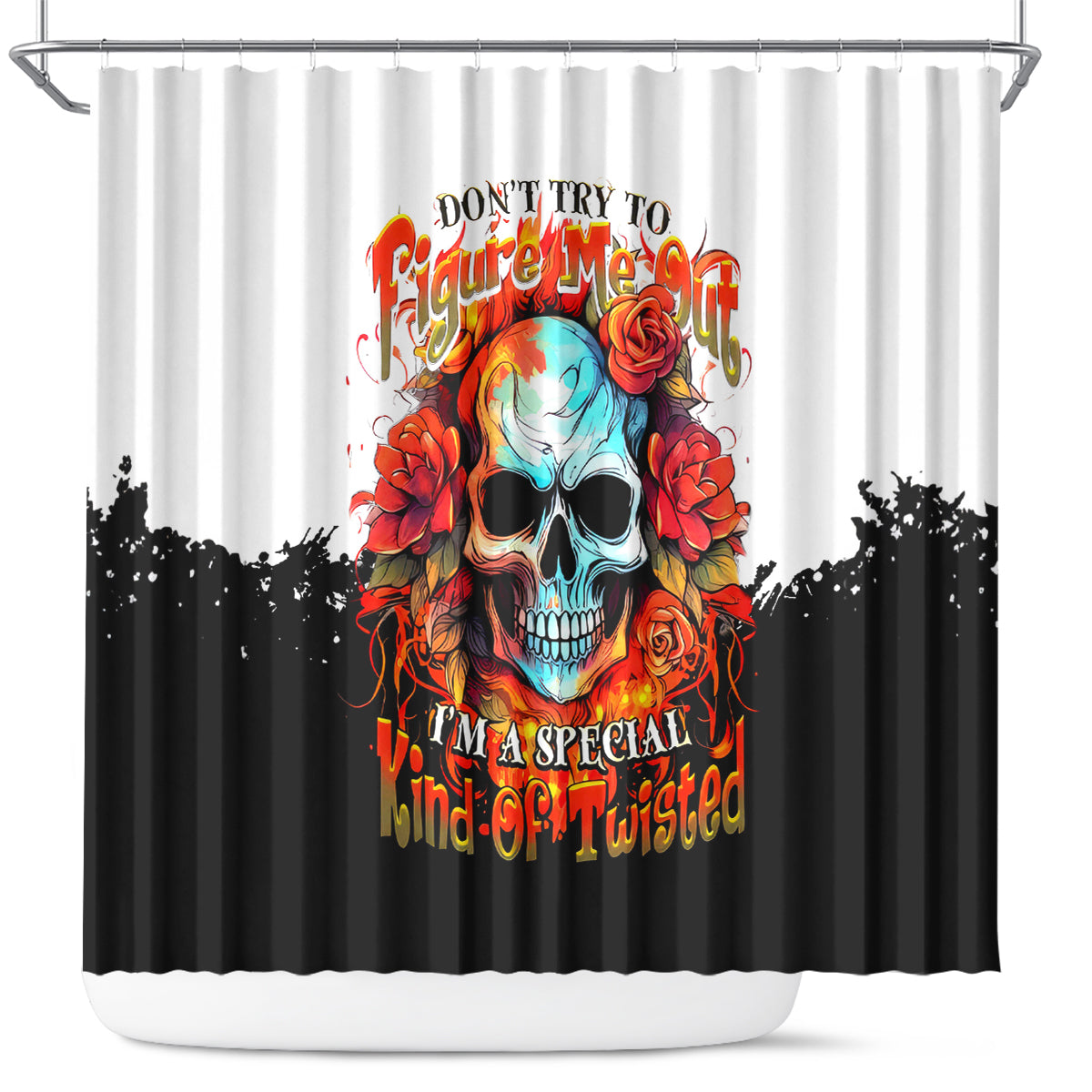 flower-skull-shower-curtain-dont-try-to-figured-me-out-i-special-kind-fire-flower