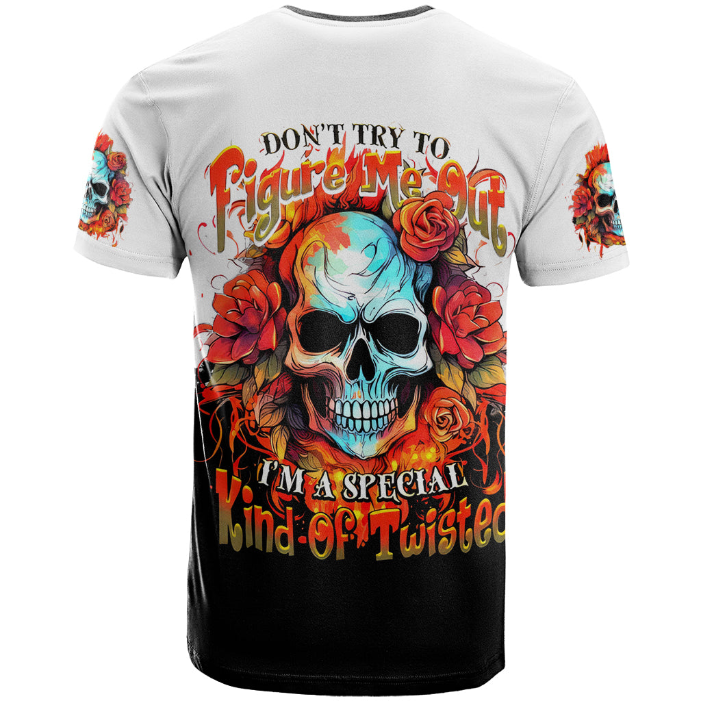 Death Skull T Shirt I Never Alone My Demon With Me 24/7 - Wonder Print Shop