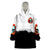 Death Skull Wearable Blanket Hoodie I Never Alone My Demon With Me 24/7 - Wonder Print Shop