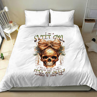 Girl Skull Bedding Set I Sweet Girl Full Of Crazy - Wonder Print Shop