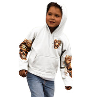Girl Skull Kid Hoodie I Sweet Girl Full Of Crazy - Wonder Print Shop