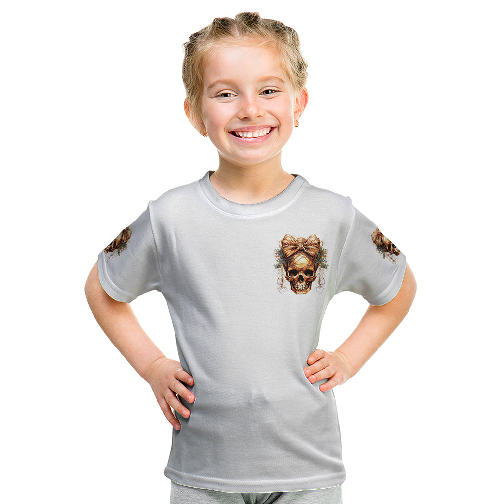 Girl Skull Kid T Shirt I Sweet Girl Full Of Crazy - Wonder Print Shop