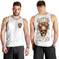 Devil Skull Men Tank Top I Never Alone My Demon With Me 24/7 DT01