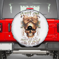 Girl Skull Spare Tire Cover I Sweet Girl Full Of Crazy - Wonder Print Shop