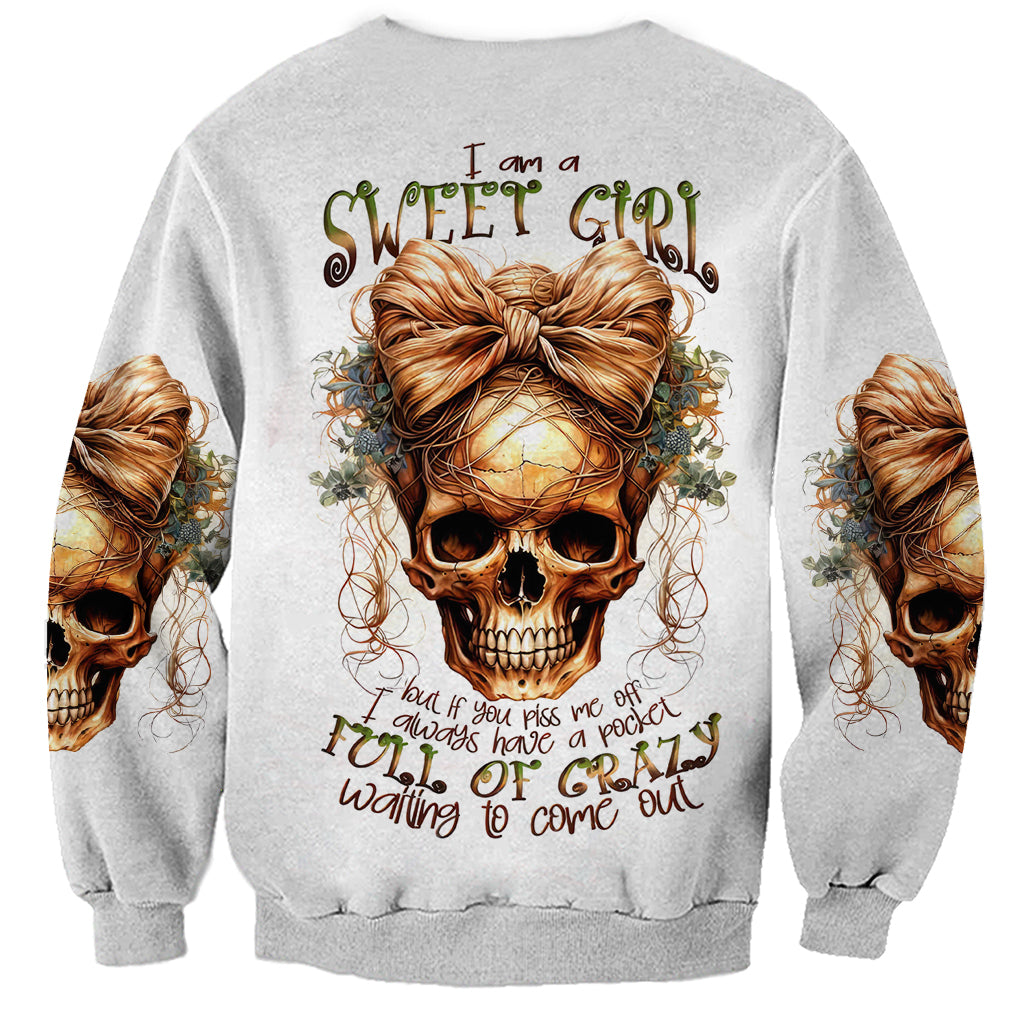 Devil Skull Sweatshirt I Never Alone My Demon With Me 24/7 - Wonder Print Shop