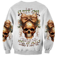 Devil Skull Sweatshirt I Never Alone My Demon With Me 24/7 - Wonder Print Shop