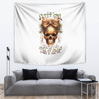 Girl Skull Tapestry I Sweet Girl Full Of Crazy - Wonder Print Shop