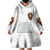 Devil Skull Wearable Blanket Hoodie I Never Alone My Demon With Me 24/7 - Wonder Print Shop