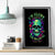 Flower Skull Canvas Wall Art I Blunt Because God Rolled Me That Way - Wonder Print Shop