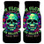 Flower Skull Car Mats I Blunt Because God Rolled Me That Way - Wonder Print Shop