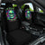 Flower Skull Car Seat Cover I Blunt Because God Rolled Me That Way - Wonder Print Shop