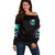 Devil Skull Off Shoulder Sweater It's Not How Crazy Iam But Enjoy It Make Me Dangerous - Wonder Print Shop