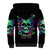 Devil Skull Sherpa Hoodie It's Not How Crazy Iam But Enjoy It Make Me Dangerous - Wonder Print Shop