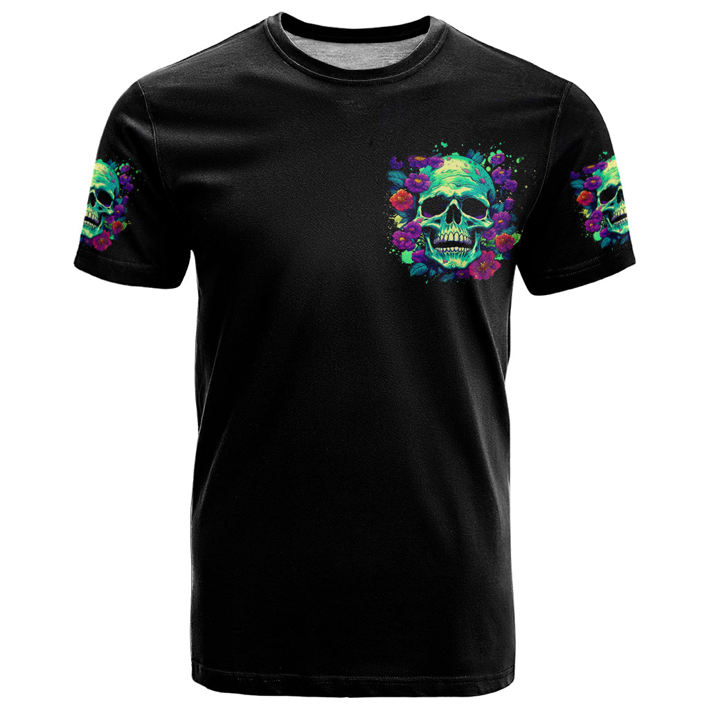 Devil Skull T Shirt It's Not How Crazy Iam But Enjoy It Make Me Dangerous - Wonder Print Shop