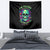 Flower Skull Tapestry I Blunt Because God Rolled Me That Way - Wonder Print Shop