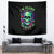 Flower Skull Tapestry I Blunt Because God Rolled Me That Way - Wonder Print Shop