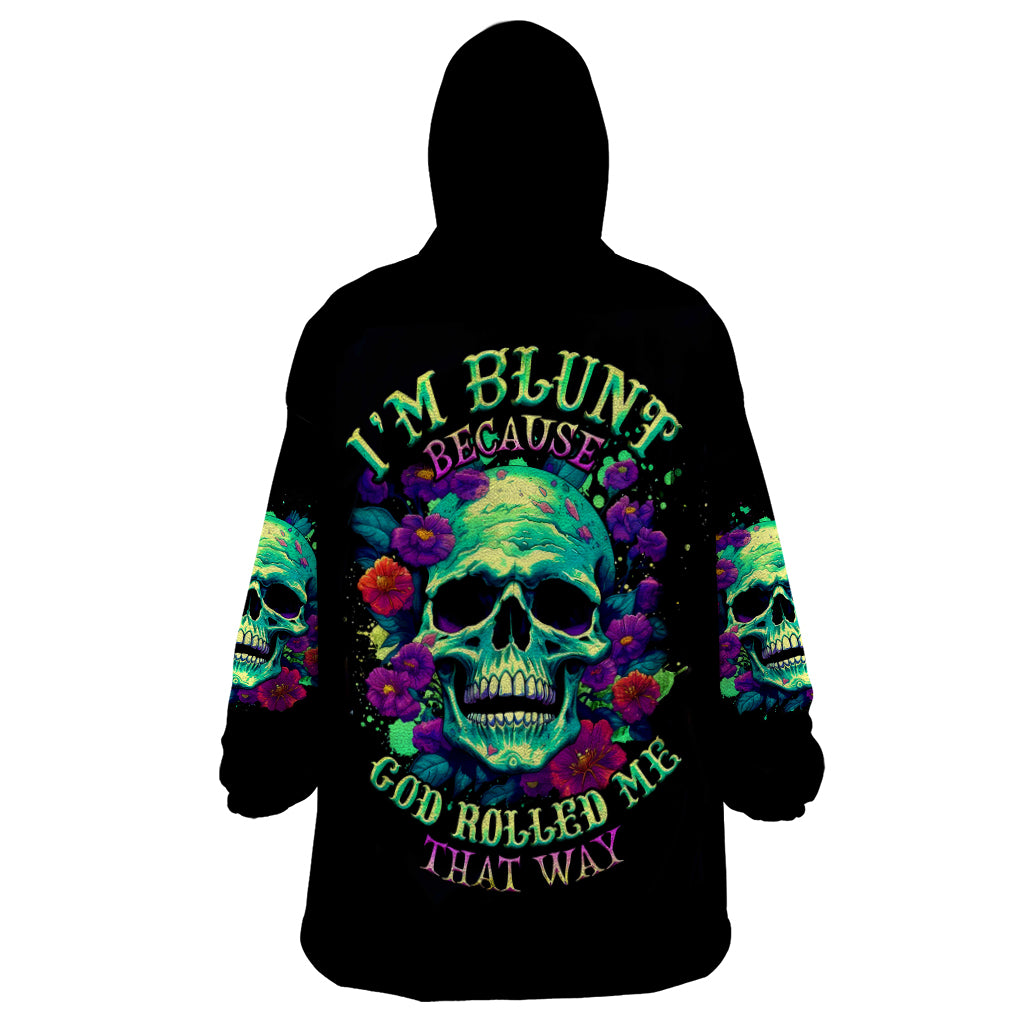 Devil Skull Wearable Blanket Hoodie It's Not How Crazy Iam But Enjoy It Make Me Dangerous - Wonder Print Shop