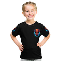 Thunder Skull Kid T Shirt I Can't Go To Hell Devil Restrainning Order Against Me - Wonder Print Shop