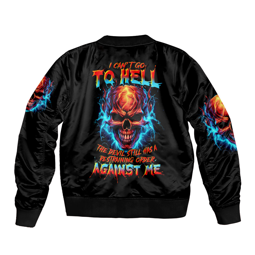Dia De Los Muertos Skull Sleeve Zip Bomber Jacket My Next Life I Want To Be Karma Fairy - Wonder Print Shop