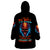 Dia De Los Muertos Skull Wearable Blanket Hoodie My Next Life I Want To Be Karma Fairy - Wonder Print Shop