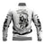 Skull Reaper Baseball Jacket I Can't Go To Hell Devil Restrainning Order Against Me - Wonder Print Shop