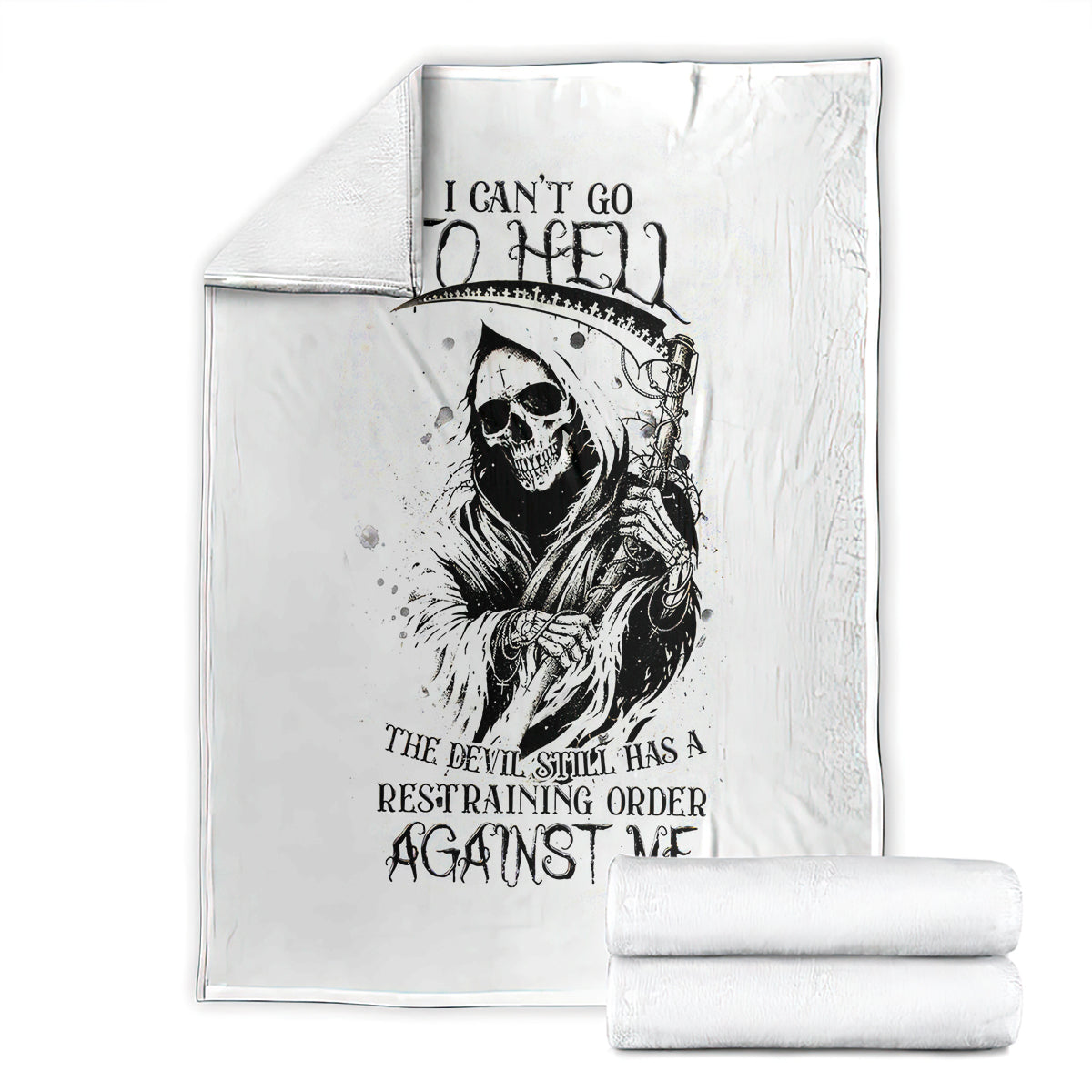 skull-reaper-blanket-i-cant-go-to-hell-devil-restrainning-order-against-me