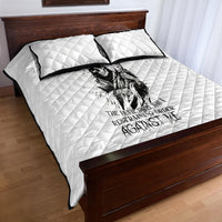 Skull Reaper Quilt Bed Set I Can't Go To Hell Devil Restrainning Order Against Me - Wonder Print Shop