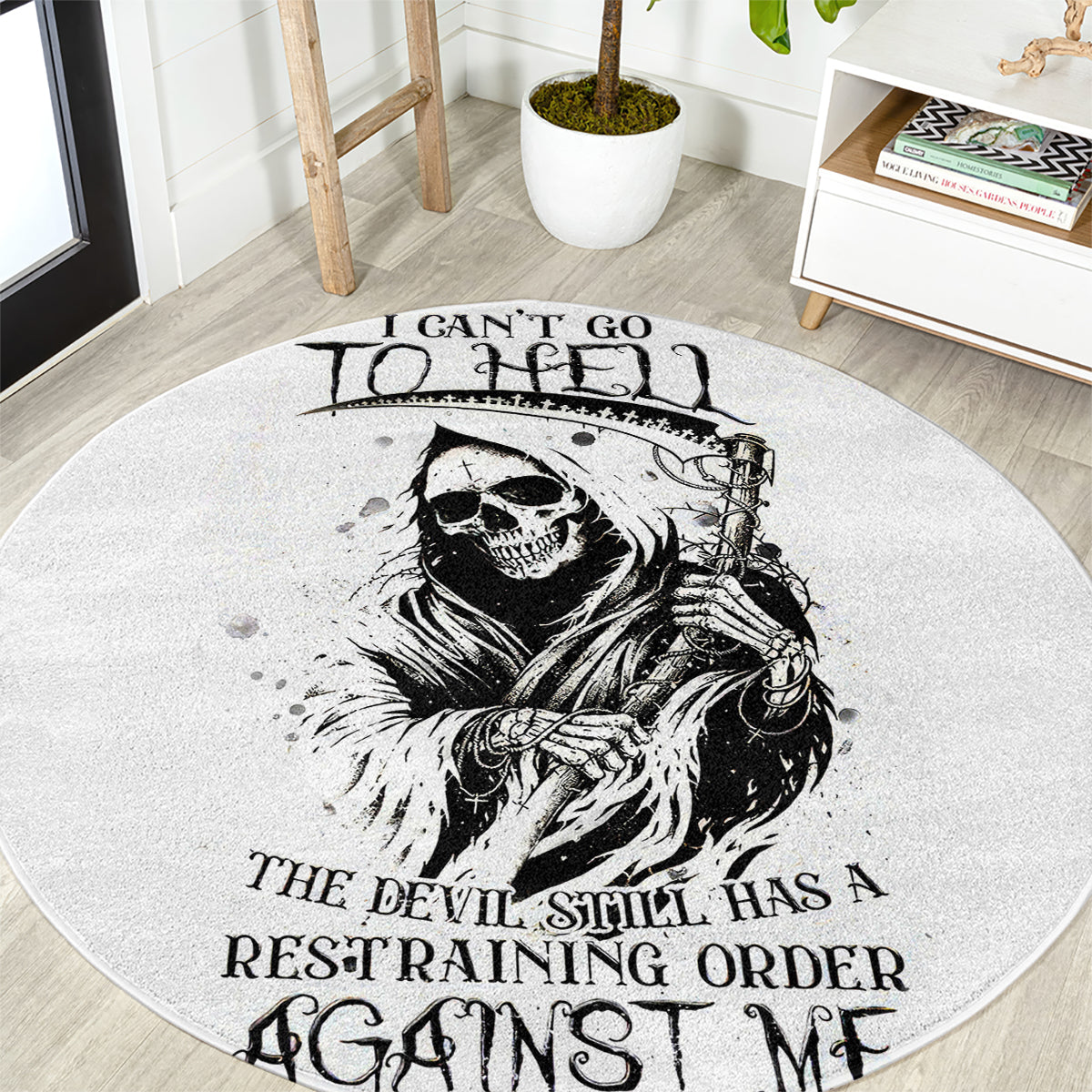skull-reaper-round-carpet-i-cant-go-to-hell-devil-restrainning-order-against-me