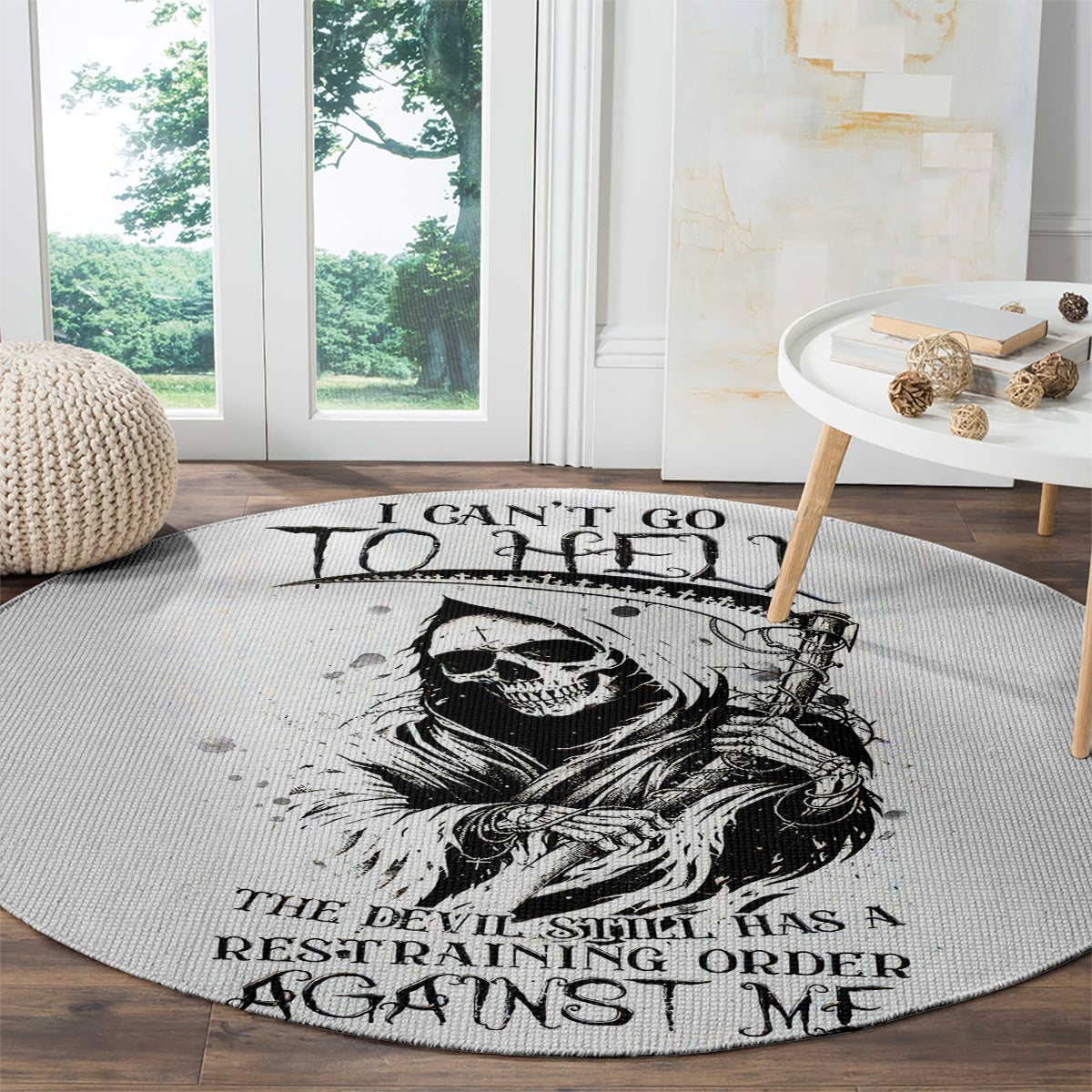 skull-reaper-round-carpet-i-cant-go-to-hell-devil-restrainning-order-against-me