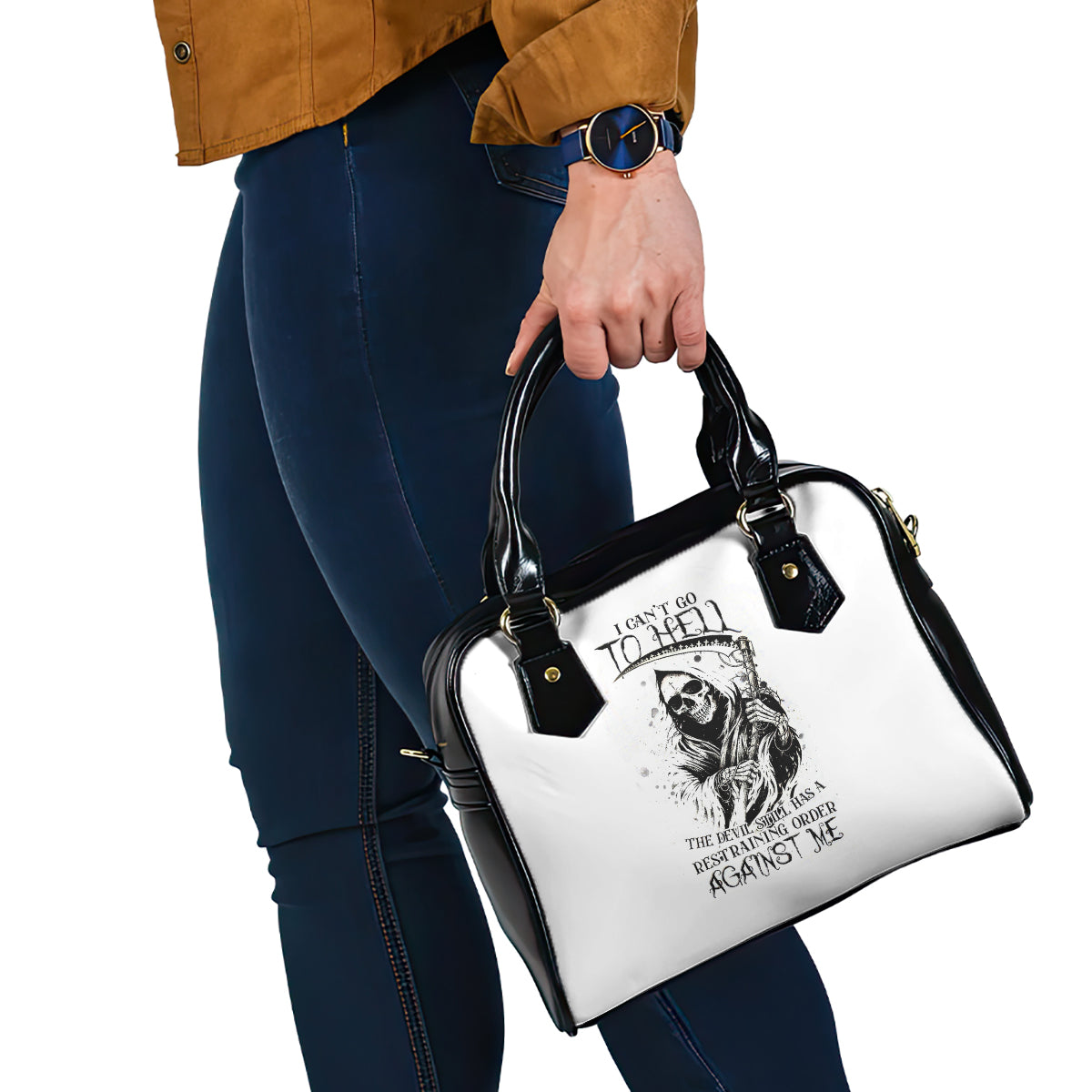 skull-reaper-shoulder-handbag-i-cant-go-to-hell-devil-restrainning-order-against-me