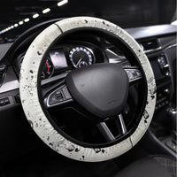 Skull Reaper Steering Wheel Cover I Can't Go To Hell Devil Restrainning Order Against Me - Wonder Print Shop