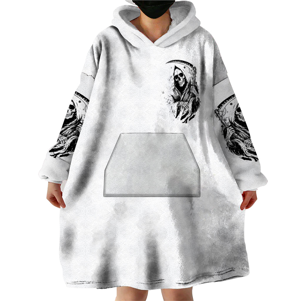 Fairy Skull Wearable Blanket Hoodie My Next Life I Want To Be Karma Fairy - Wonder Print Shop
