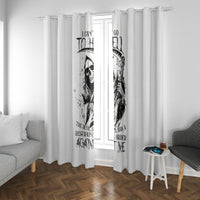 Skull Reaper Window Curtain I Can't Go To Hell Devil Restrainning Order Against Me - Wonder Print Shop