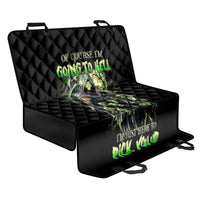 Skull Reaper Back Car Seat Cover I Going To Hell Just Pick You Up - Wonder Print Shop