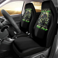 Skull Reaper Car Seat Cover I Going To Hell Just Pick You Up - Wonder Print Shop