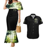 Skull Reaper Couples Matching Mermaid Dress and Hawaiian Shirt I Going To Hell Just Pick You Up - Wonder Print Shop