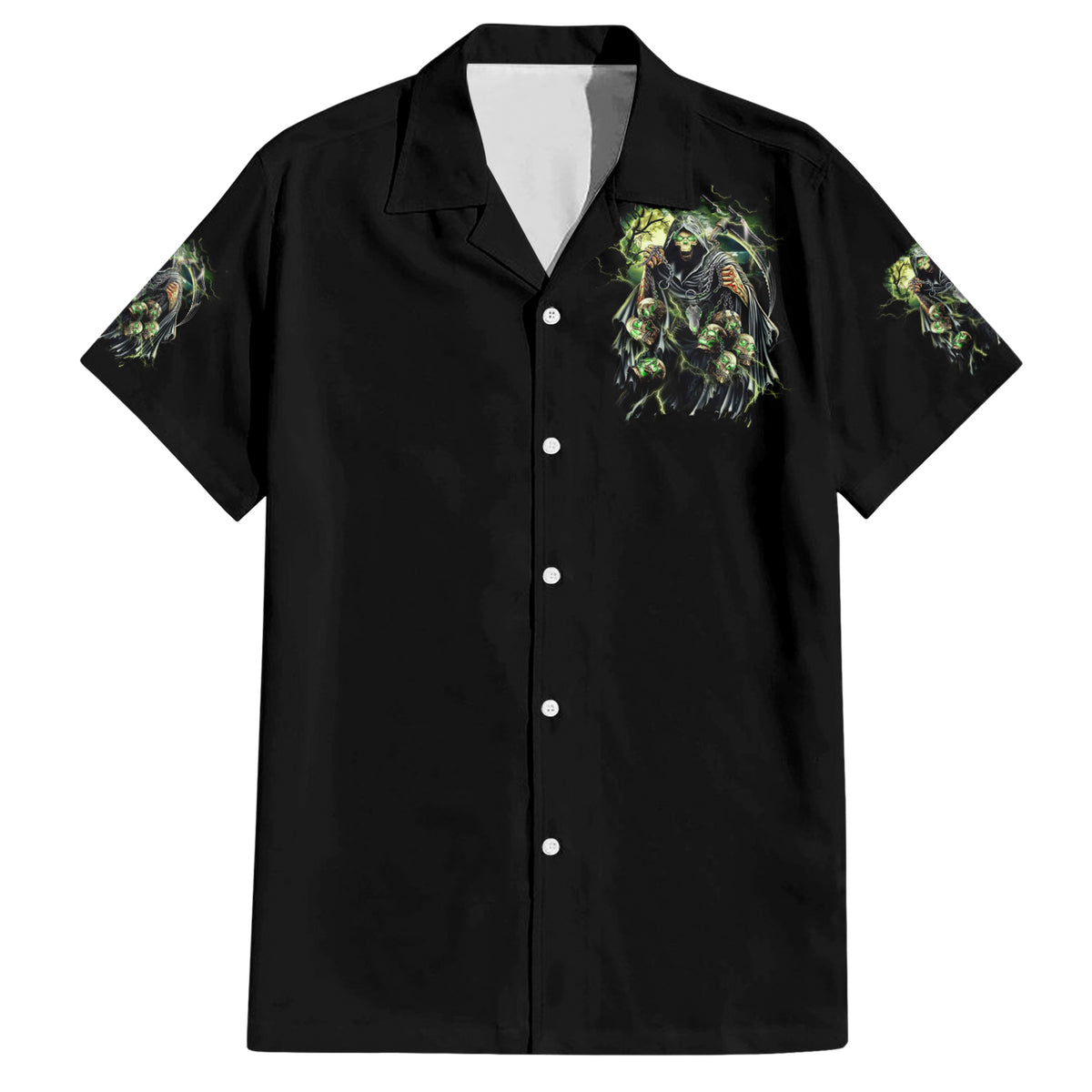 Skull Reaper Hawaiian Shirt I Going To Hell Just Pick You Up - Wonder Print Shop