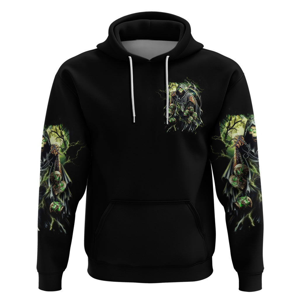 Skull Reaper Hoodie I Going To Hell Just Pick You Up - Wonder Print Shop